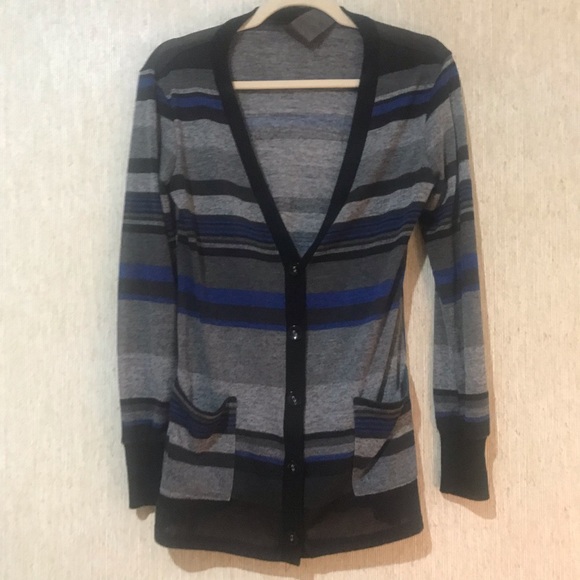 Wallpapher Sweaters - WallpapHer Striped Cardigan, size Small